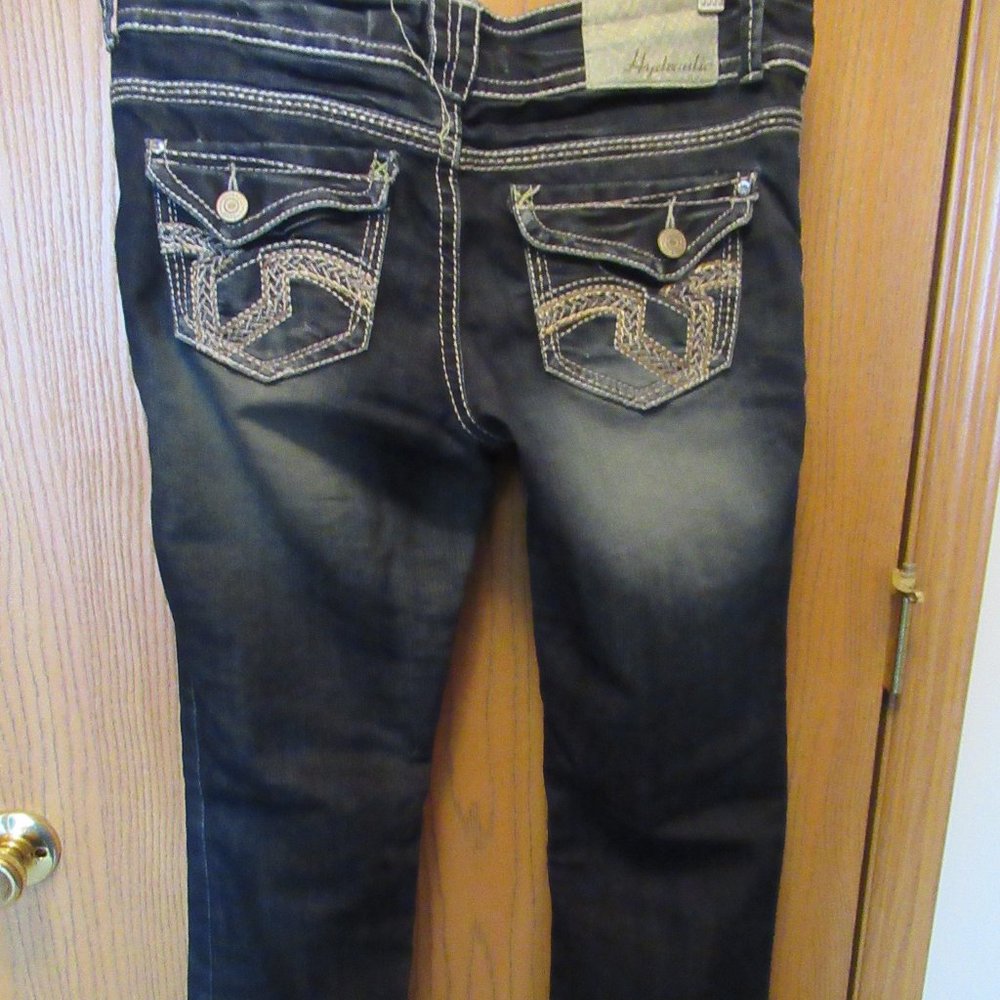 Boot cut jeans dark blue